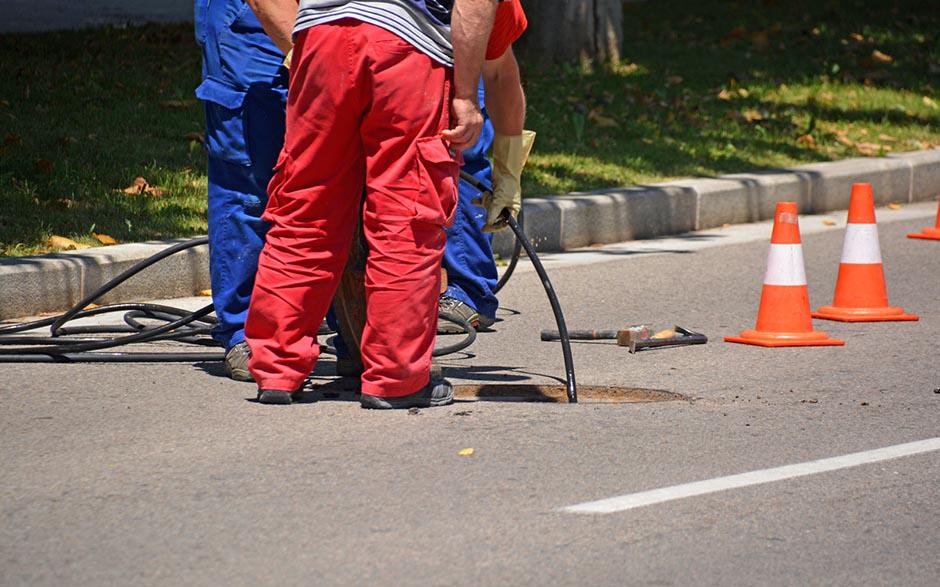 travaux assainissement Villeneuve-la-Garenne